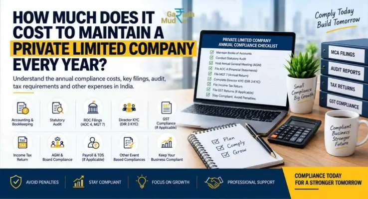 private limited company annual compliance cost